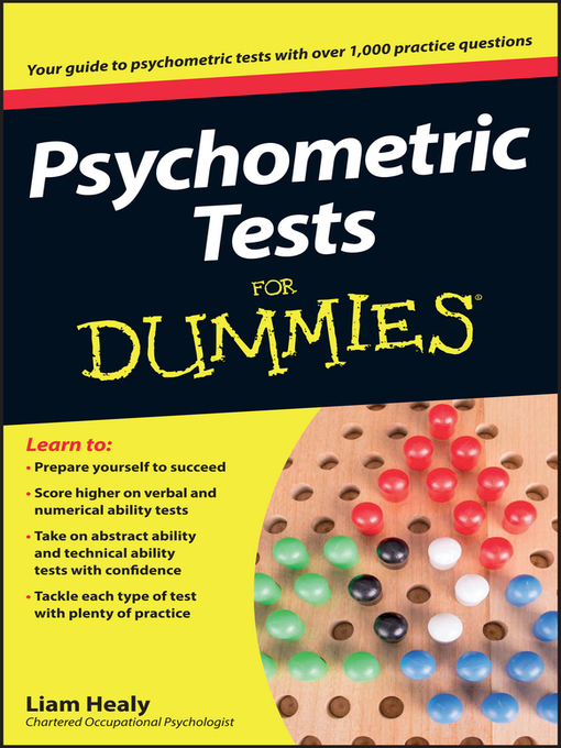 Title details for Psychometric Tests For Dummies by Liam Healy - Available